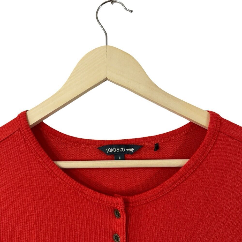 Toad & Co Small Ponderosa Long Sleeve Dress Organic Cotton Winterberry Womens - Picture 7 of 16